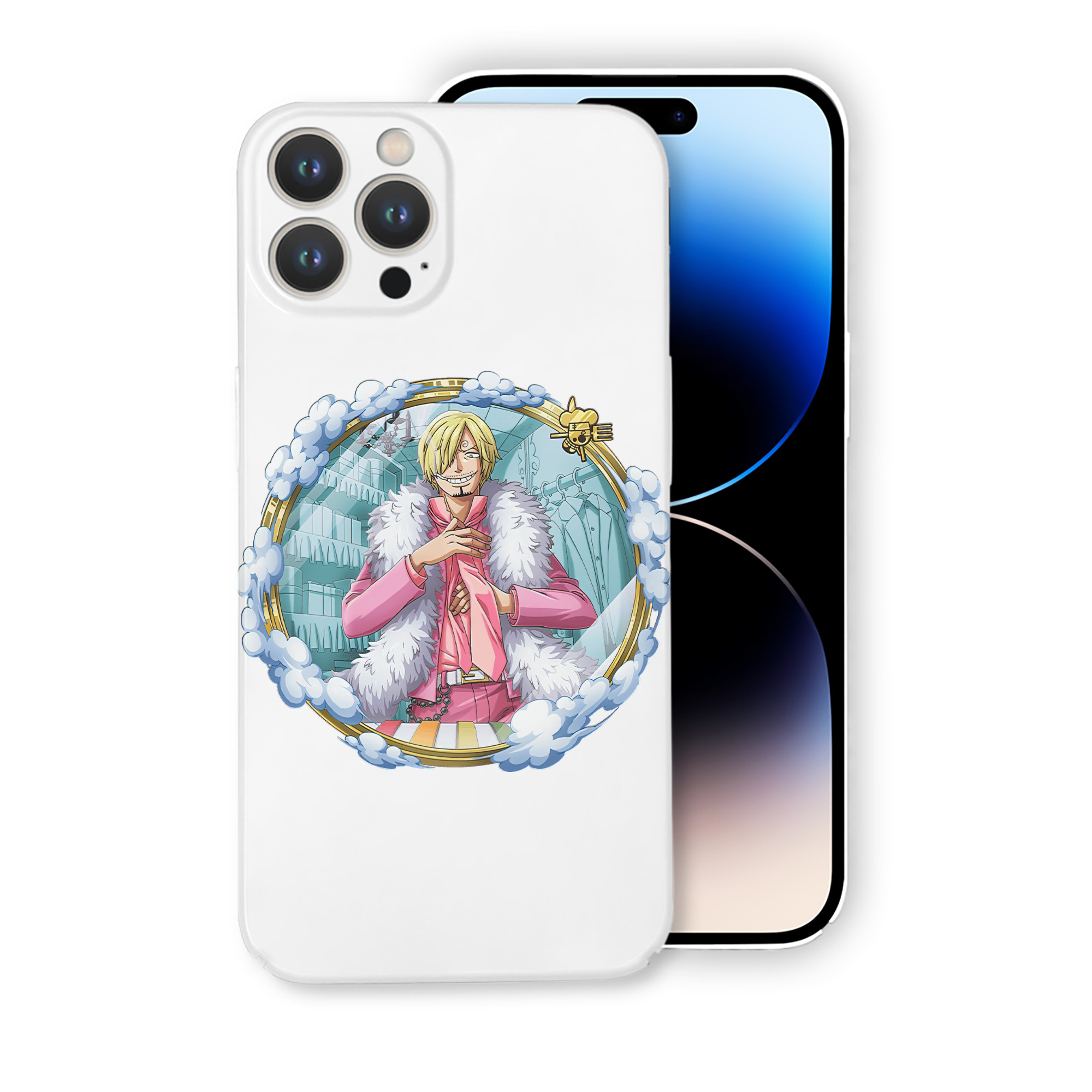 （画像用） ワンピース サンジ ONE PIECE Sanji 【iPhone 14シリーズ対応】ハードケース